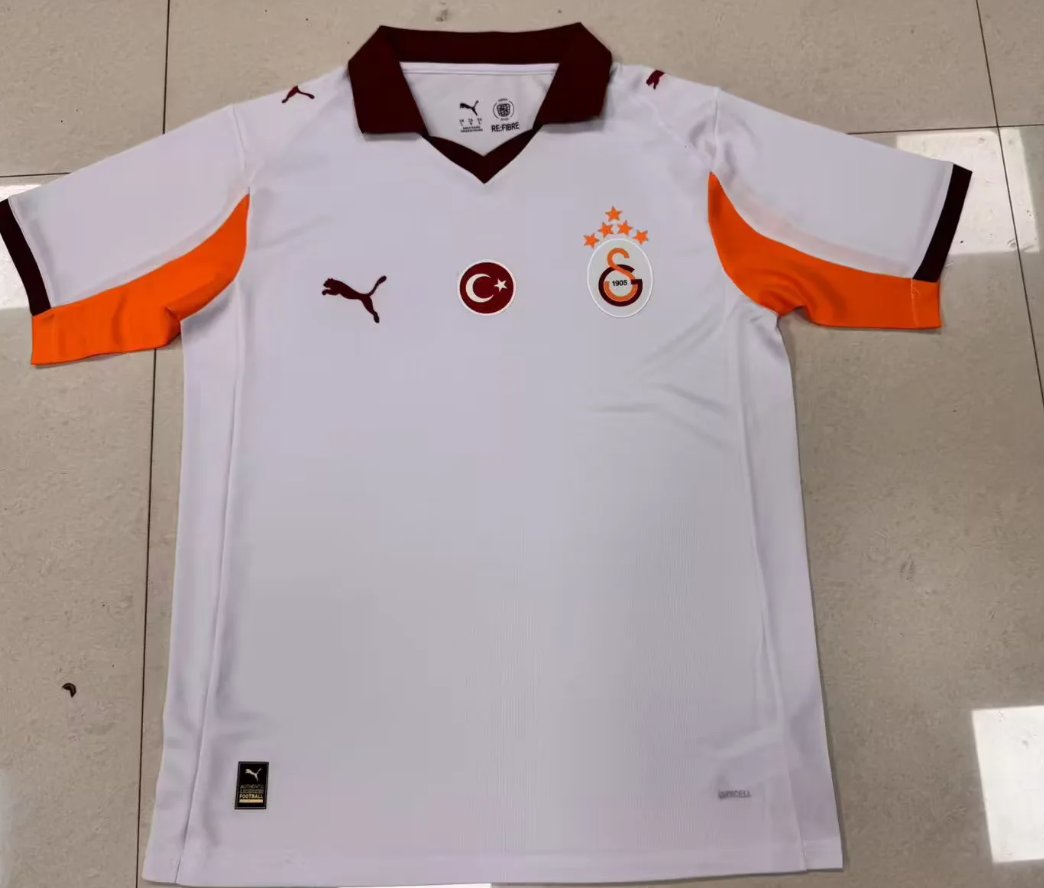 AAA Quality Galatasaray 25/26 Away White Soccer Jersey